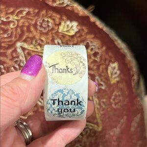 Amazon Thank You Sticker Roll 500 One inch size